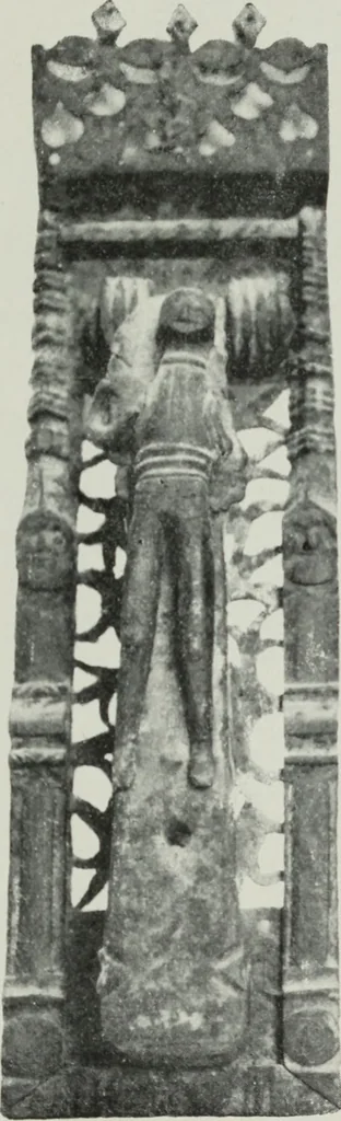 An illustration from ColecciÃ³n de hierros de Santiago RusiÃ±ol, 1910, leaf 64