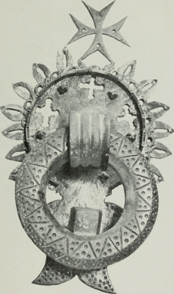 An illustration from ColecciÃ³n de hierros de Santiago RusiÃ±ol, 1910, leaf 66