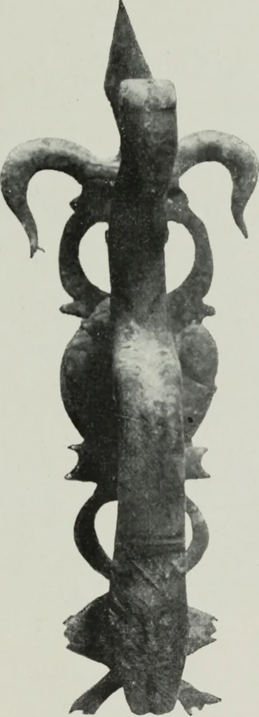 An illustration from ColecciÃ³n de hierros de Santiago RusiÃ±ol, 1910, leaf 74