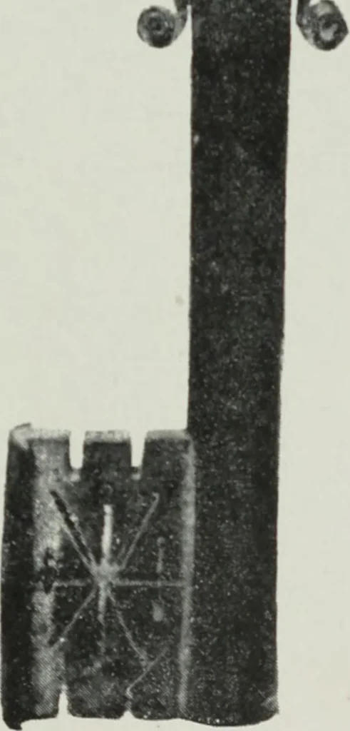 An illustration from ColecciÃ³n de hierros de Santiago RusiÃ±ol, 1910, leaf 82