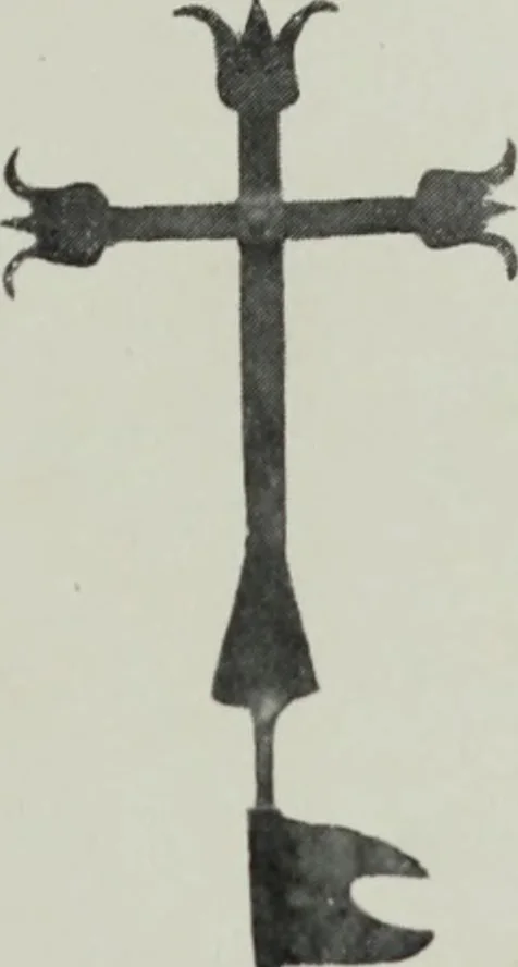 An illustration from ColecciÃ³n de hierros de Santiago RusiÃ±ol, 1910, leaf 88