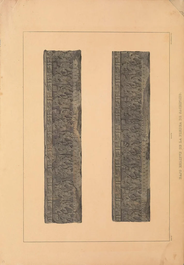 An illustration from Colección de las antigüedades mexicanas que ecsisten en el Museo Nacional, 1827, leaf 29