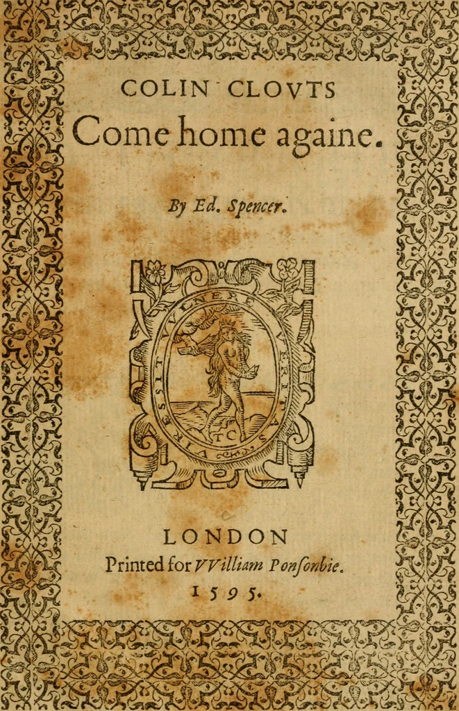 An illustration from Colin Clouts come home againe, 1595, leaf 6