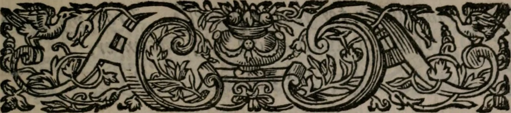 An illustration from Colin Clouts come home againe, 1595, leaf 10