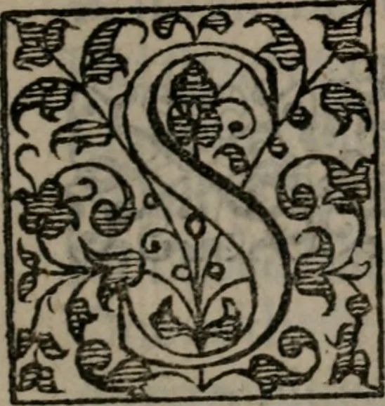 An illustration from Colin Clouts come home againe, 1595, leaf 10