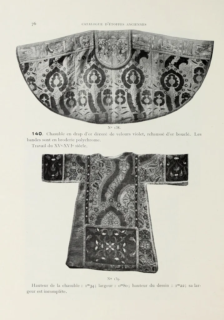 An illustration from Collection d'anciennes étoffes : réunies et décrites, 1901, leaf 88
