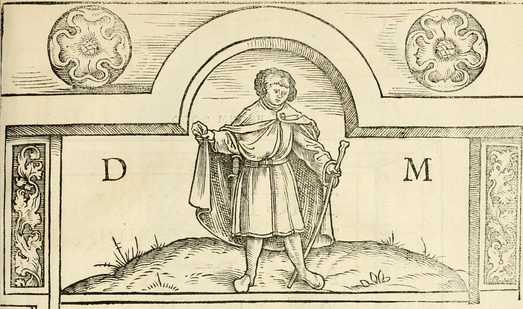 An illustration from Collectanea antiqvitatvm in vrbe atqve agro Mogvntino repertarvm, 1525, leaf 26