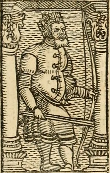 An illustration from Collectanea antiqvitatvm in vrbe atqve agro Mogvntino repertarvm, 1525, leaf 8