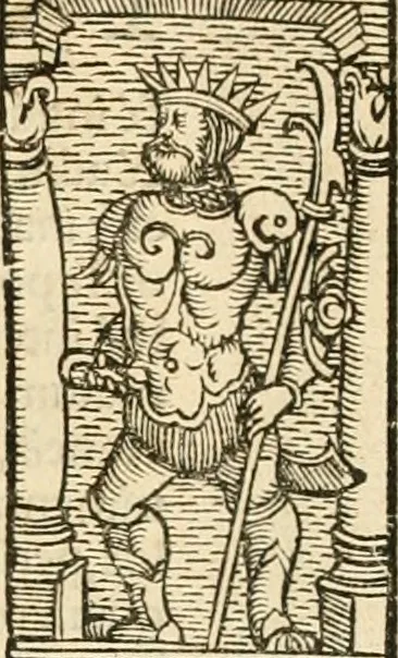 An illustration from Collectanea antiqvitatvm in vrbe atqve agro Mogvntino repertarvm, 1525, leaf 8