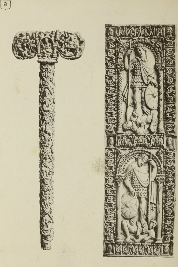 An illustration from Collection Carrand au Bargello, 1895, leaf 55