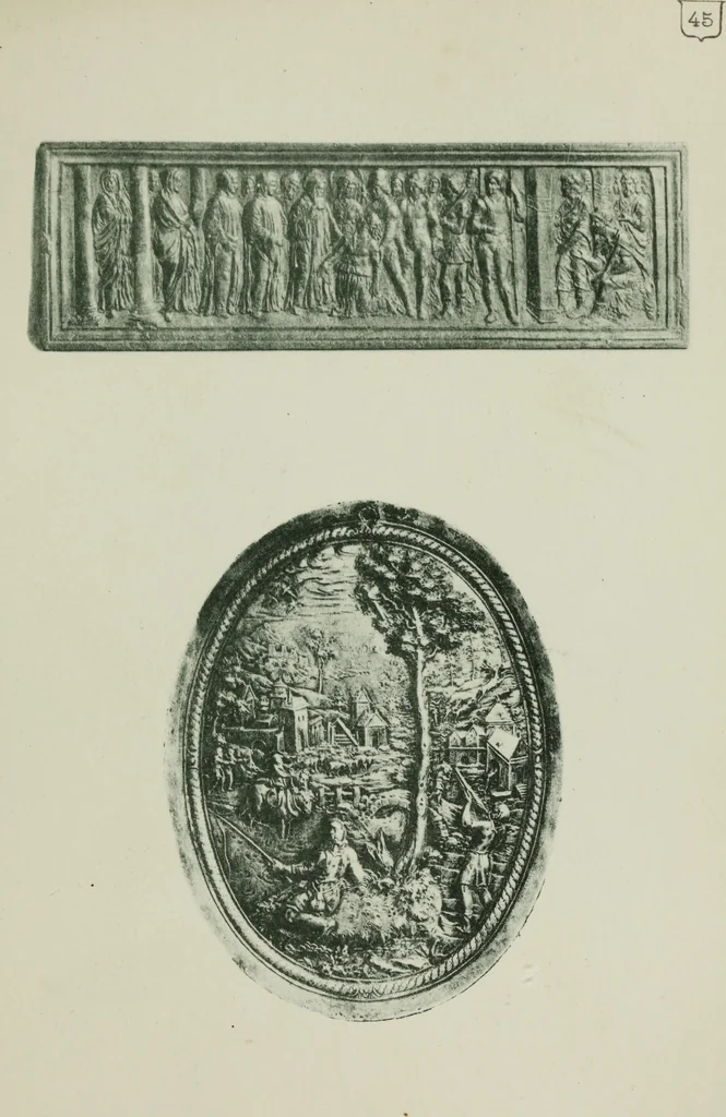 An illustration from Collection Carrand au Bargello, 1895, leaf 92