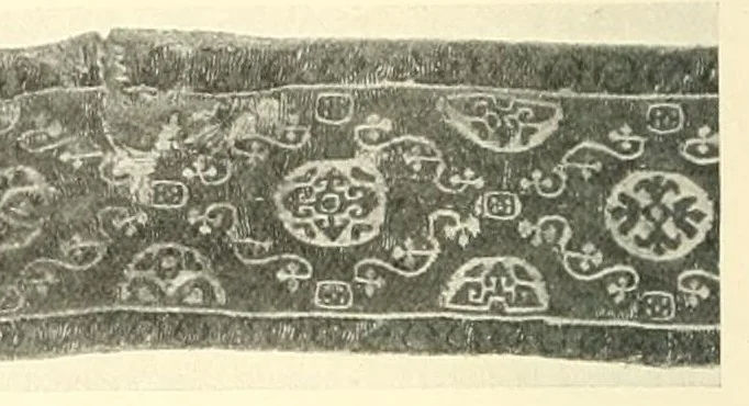 An illustration from Collection d'anciennes étoffes égyptiennes, 1916, leaf 118