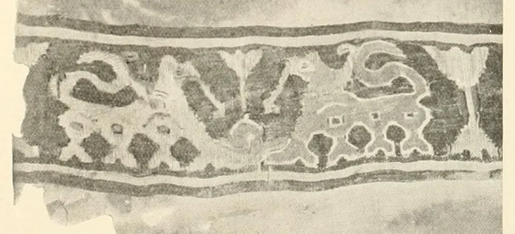 An illustration from Collection d'anciennes étoffes égyptiennes, 1916, leaf 139
