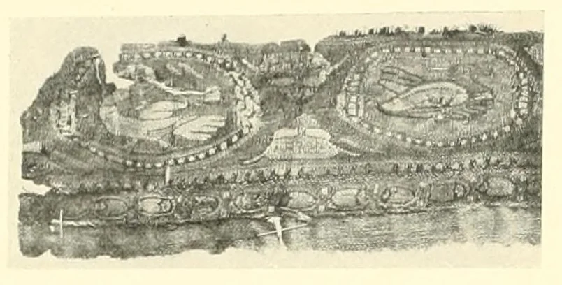 An illustration from Collection d'anciennes étoffes égyptiennes, 1916, leaf 180