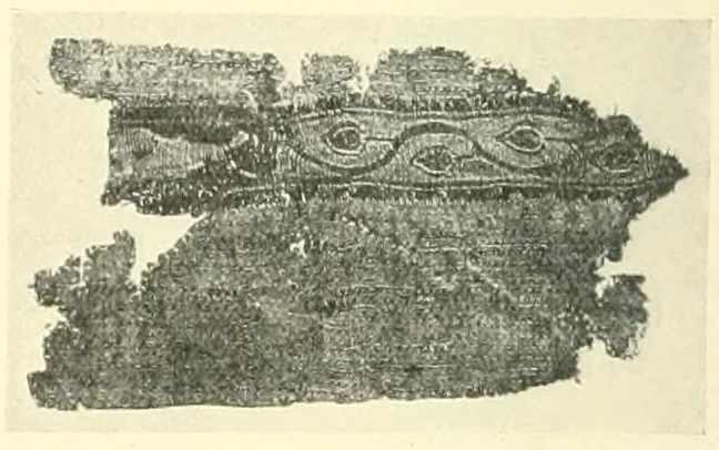 An illustration from Collection d'anciennes étoffes égyptiennes, 1916, leaf 66