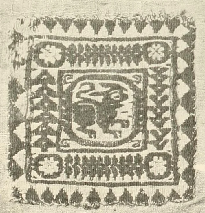 An illustration from Collection d'anciennes étoffes égyptiennes, 1916, leaf 91