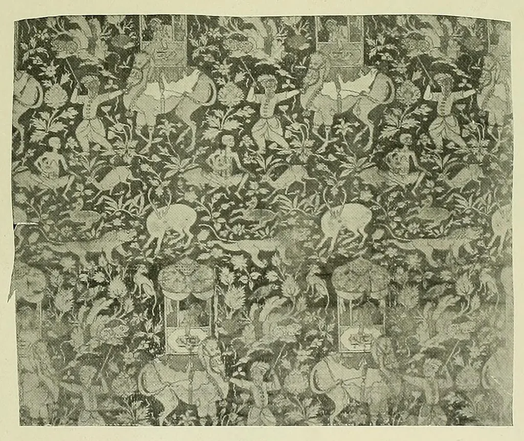 An illustration from Collection d'anciennes étoffes, réunies et décrites, 1901, leaf 167
