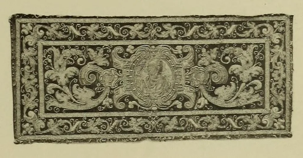 An illustration from Collection de broderies anciennes, 1907, leaf 57