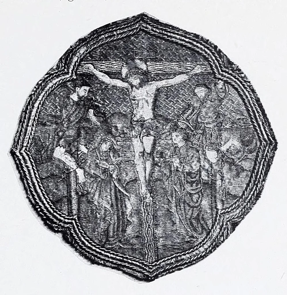 An illustration from Collection de broderies anciennes, 1905, leaf 85