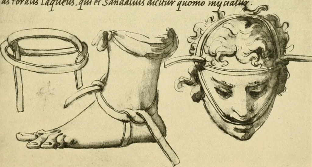An illustration from Collection de chirurgiens grecs avec dessins attribués au Primatice. Reproduction réduite des 200 dessins du Manuscrit latin 6866 de la Bibliothèque nationale, 1908, leaf 150