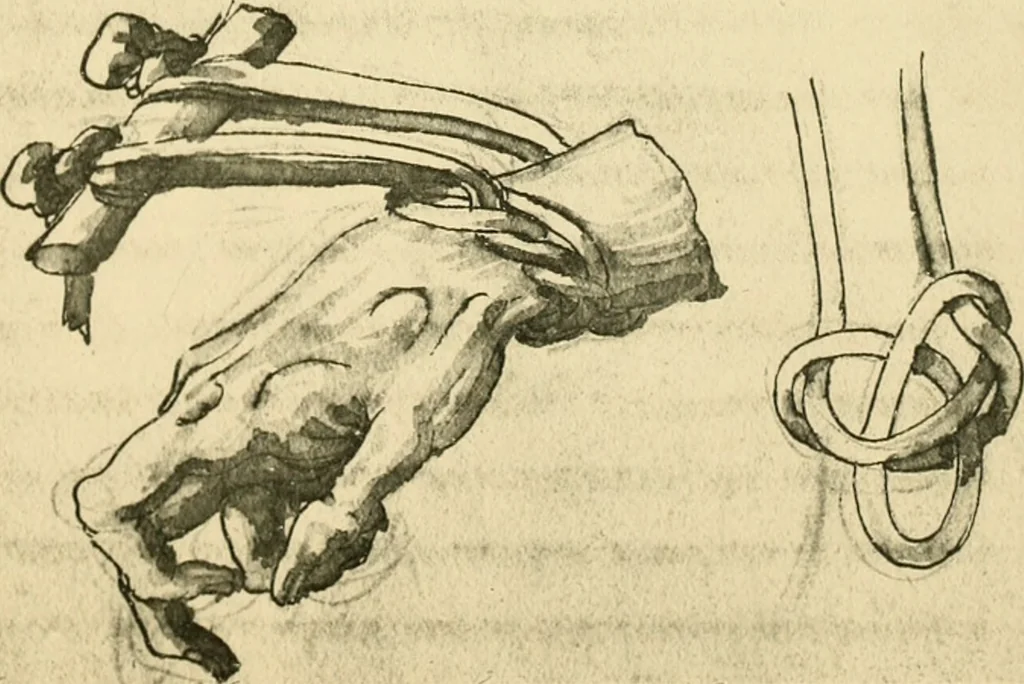 An illustration from Collection de chirurgiens grecs avec dessins attribués au Primatice. Reproduction réduite des 200 dessins du Manuscrit latin 6866 de la Bibliothèque nationale, 1908, leaf 158