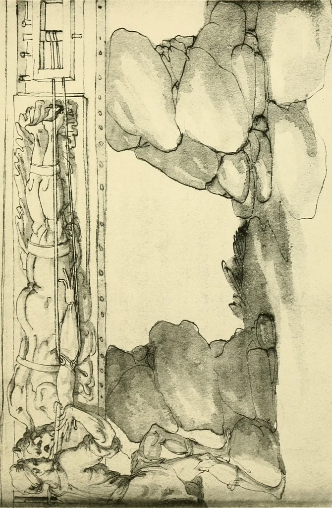 An illustration from Collection de chirurgiens grecs avec dessins attribués au Primatice. Reproduction réduite des 200 dessins du Manuscrit latin 6866 de la Bibliothèque nationale, 1908, leaf 182