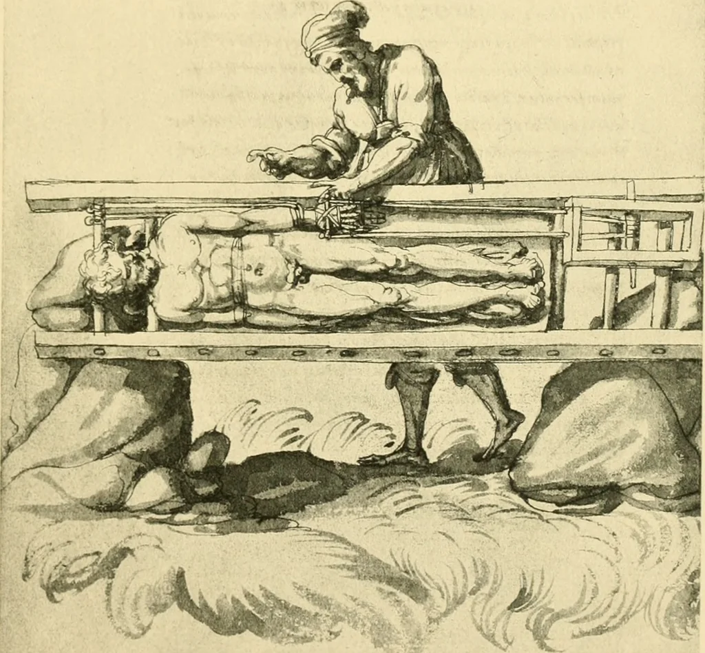 An illustration from Collection de chirurgiens grecs avec dessins attribués au Primatice. Reproduction réduite des 200 dessins du Manuscrit latin 6866 de la Bibliothèque nationale, 1908, leaf 186
