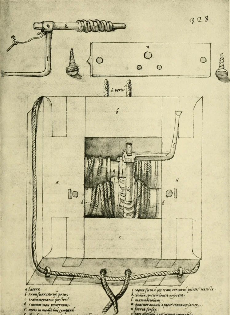 An illustration from Collection de chirurgiens grecs avec dessins attribués au Primatice. Reproduction réduite des 200 dessins du Manuscrit latin 6866 de la Bibliothèque nationale, 1908, leaf 198