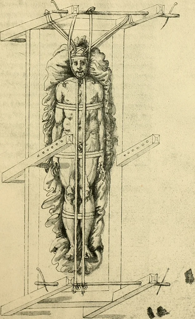 An illustration from Collection de chirurgiens grecs avec dessins attribués au Primatice. Reproduction réduite des 200 dessins du Manuscrit latin 6866 de la Bibliothèque nationale, 1908, leaf 214