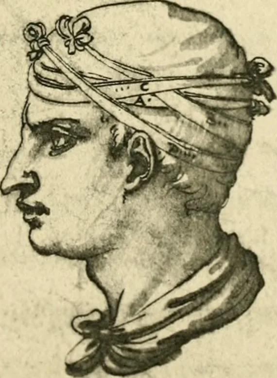 An illustration from Collection de chirurgiens grecs avec dessins attribués au Primatice. Reproduction réduite des 200 dessins du Manuscrit latin 6866 de la Bibliothèque nationale, 1908, leaf 74