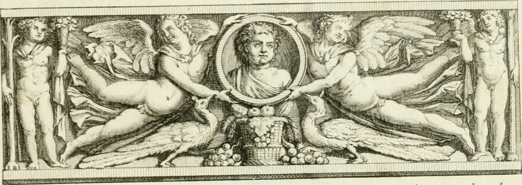 An illustration from Collection de sculptures antiques, grecques et romaines : trouvées a Rome dans les ruines des Palais de Neron, et de Marius .., 1755, leaf 12
