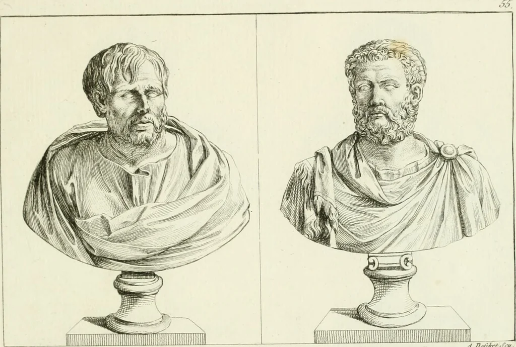 An illustration from Collection de sculptures antiques, grecques et romaines : trouvées a Rome dans les ruines des Palais de Neron, et de Marius .., 1755, leaf 120