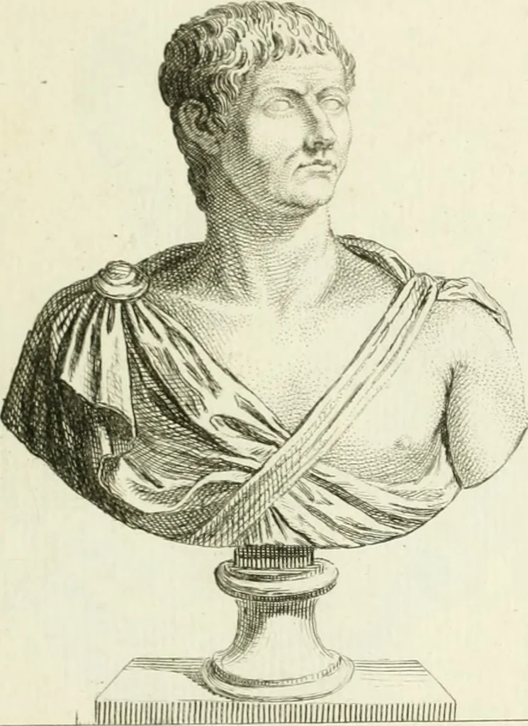 An illustration from Collection de sculptures antiques, grecques et romaines : trouvées a Rome dans les ruines des Palais de Neron, et de Marius .., 1755, leaf 126
