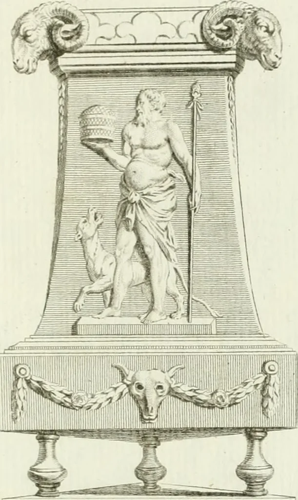 An illustration from Collection de sculptures antiques, grecques et romaines : trouvées a Rome dans les ruines des Palais de Neron, et de Marius .., 1755, leaf 16