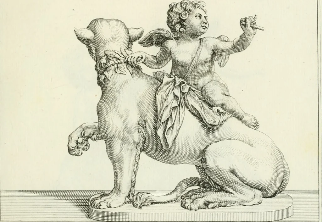 An illustration from Collection de sculptures antiques, grecques et romaines : trouvées a Rome dans les ruines des Palais de Neron, et de Marius .., 1755, leaf 28