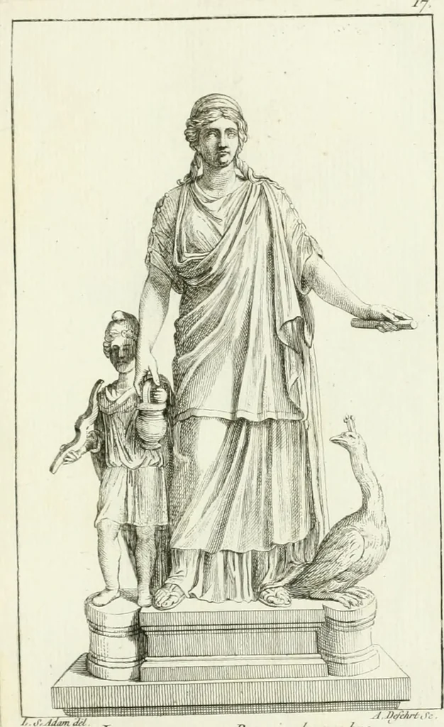 An illustration from Collection de sculptures antiques, grecques et romaines : trouvées a Rome dans les ruines des Palais de Neron, et de Marius .., 1755, leaf 44