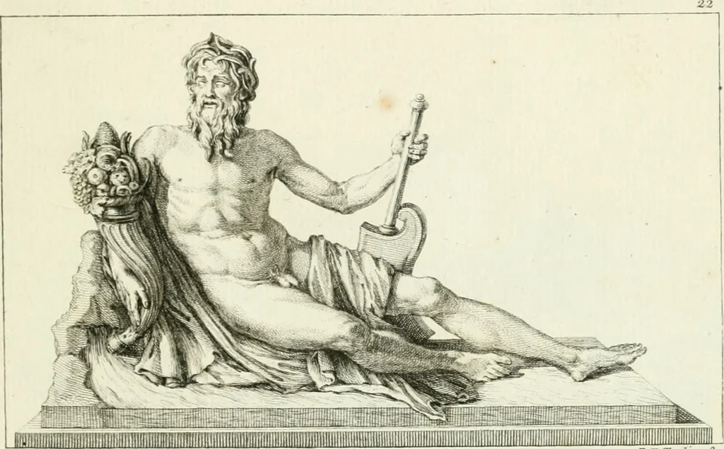 An illustration from Collection de sculptures antiques, grecques et romaines : trouvées a Rome dans les ruines des Palais de Neron, et de Marius .., 1755, leaf 54