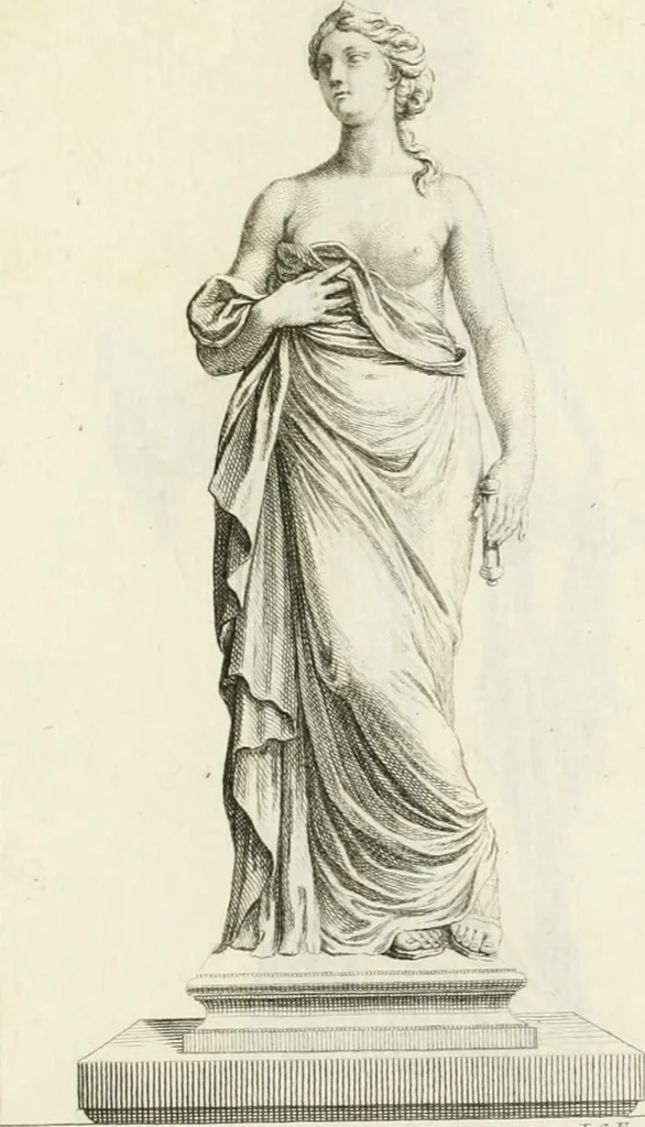 An illustration from Collection de sculptures antiques, grecques et romaines : trouvées a Rome dans les ruines des Palais de Neron, et de Marius .., 1755, leaf 70