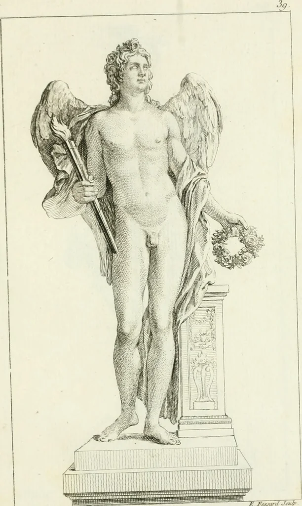 An illustration from Collection de sculptures antiques, grecques et romaines : trouvées a Rome dans les ruines des Palais de Neron, et de Marius .., 1755, leaf 88
