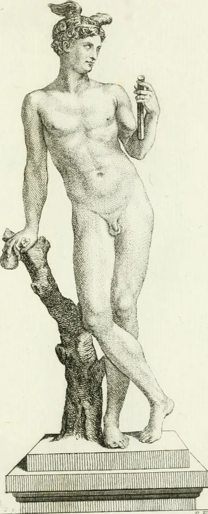 An illustration from Collection de sculptures antiques, grecques et romaines : trouvées a Rome dans les ruines des Palais de Neron, et de Marius .., 1755, leaf 90