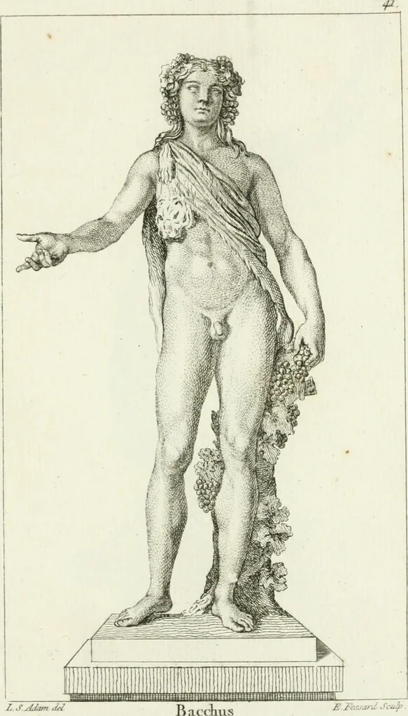 An illustration from Collection de sculptures antiques, grecques et romaines : trouvées a Rome dans les ruines des Palais de Neron, et de Marius .., 1755, leaf 92