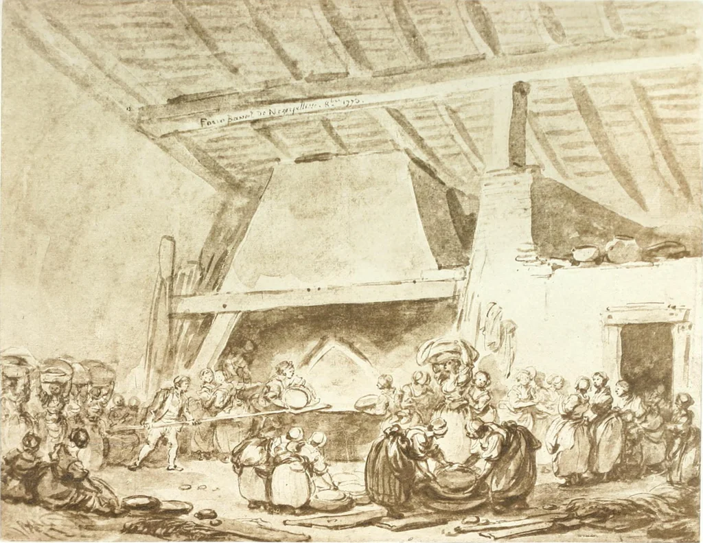 An illustration from Collection des Goncourt; dessins, aquarelles et pastels du 18e siècle, 1897, leaf 107