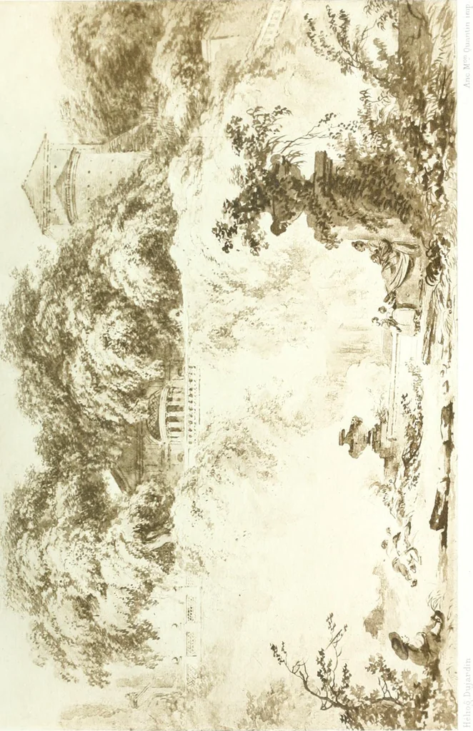 An illustration from Collection des Goncourt; dessins, aquarelles et pastels du 18e siècle, 1897, leaf 109