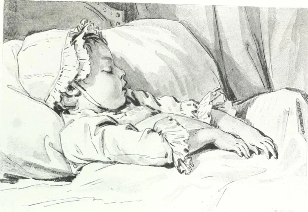 An illustration from Collection des Goncourt; dessins, aquarelles et pastels du 18e siècle, 1897, leaf 165