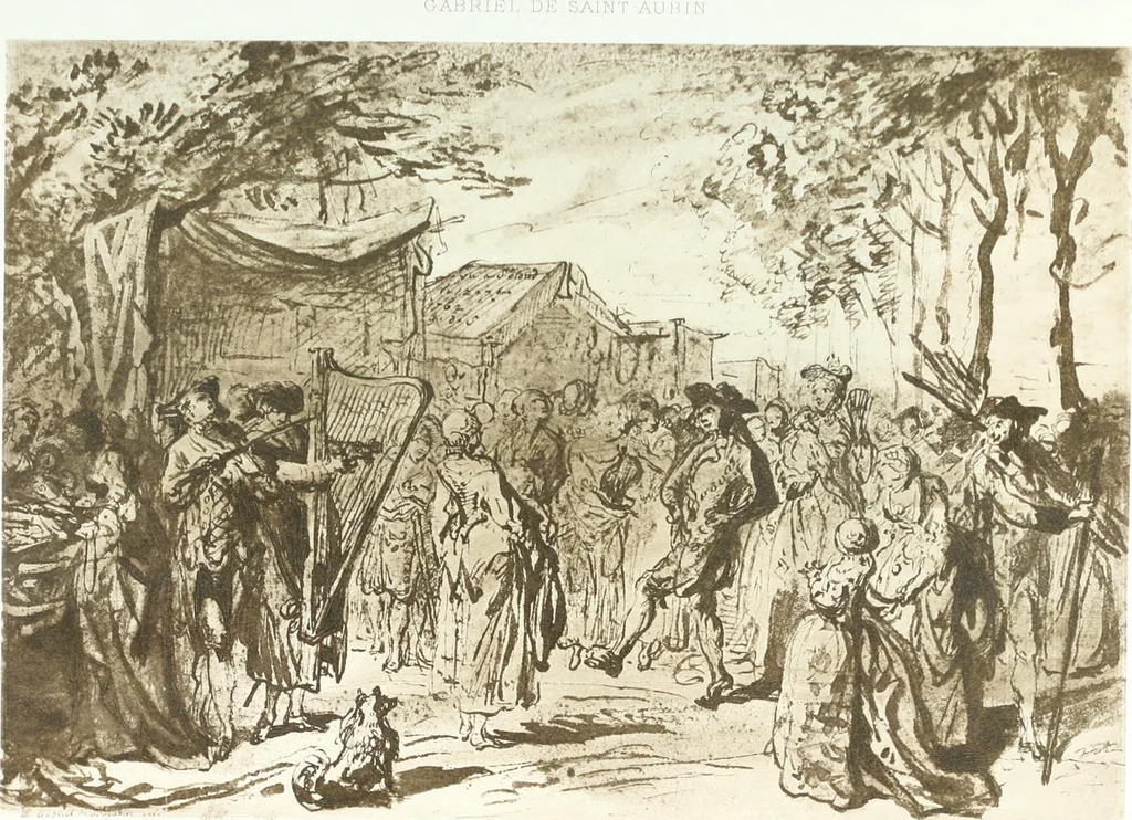 An illustration from Collection des Goncourt; dessins, aquarelles et pastels du 18e siècle, 1897, leaf 211