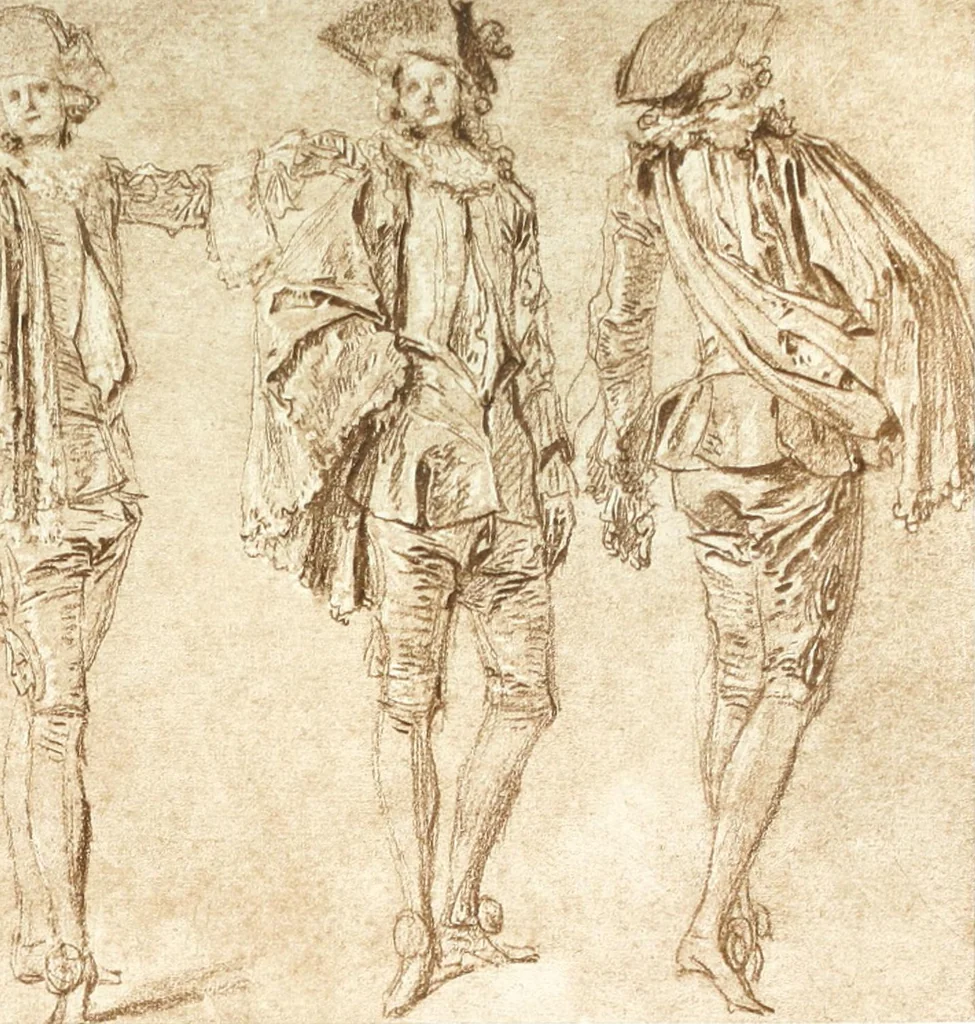 An illustration from Collection des Goncourt; dessins, aquarelles et pastels du 18e siècle, 1897, leaf 265