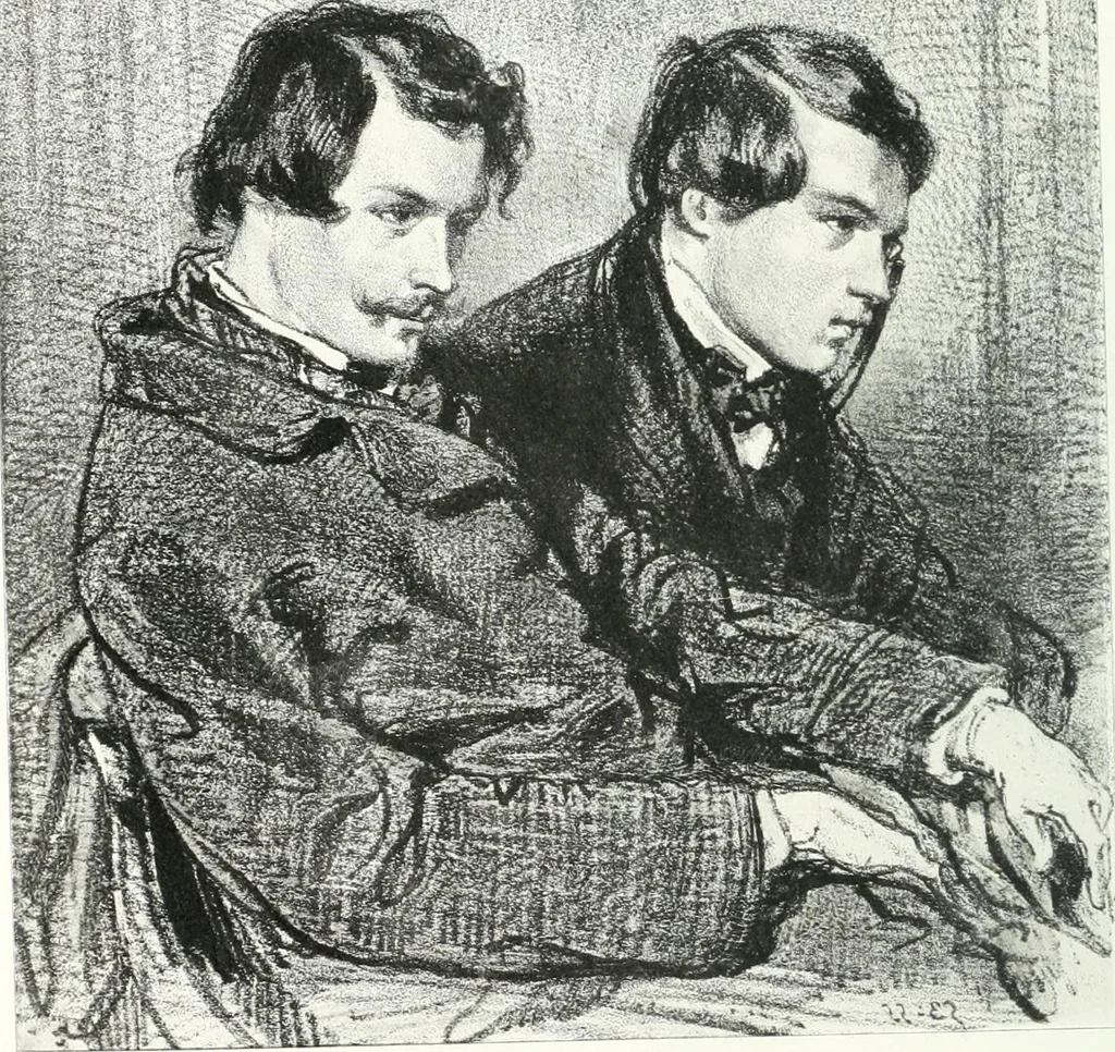 An illustration from Collection des Goncourt; dessins, aquarelles et pastels du 18e siècle, 1897, leaf 9