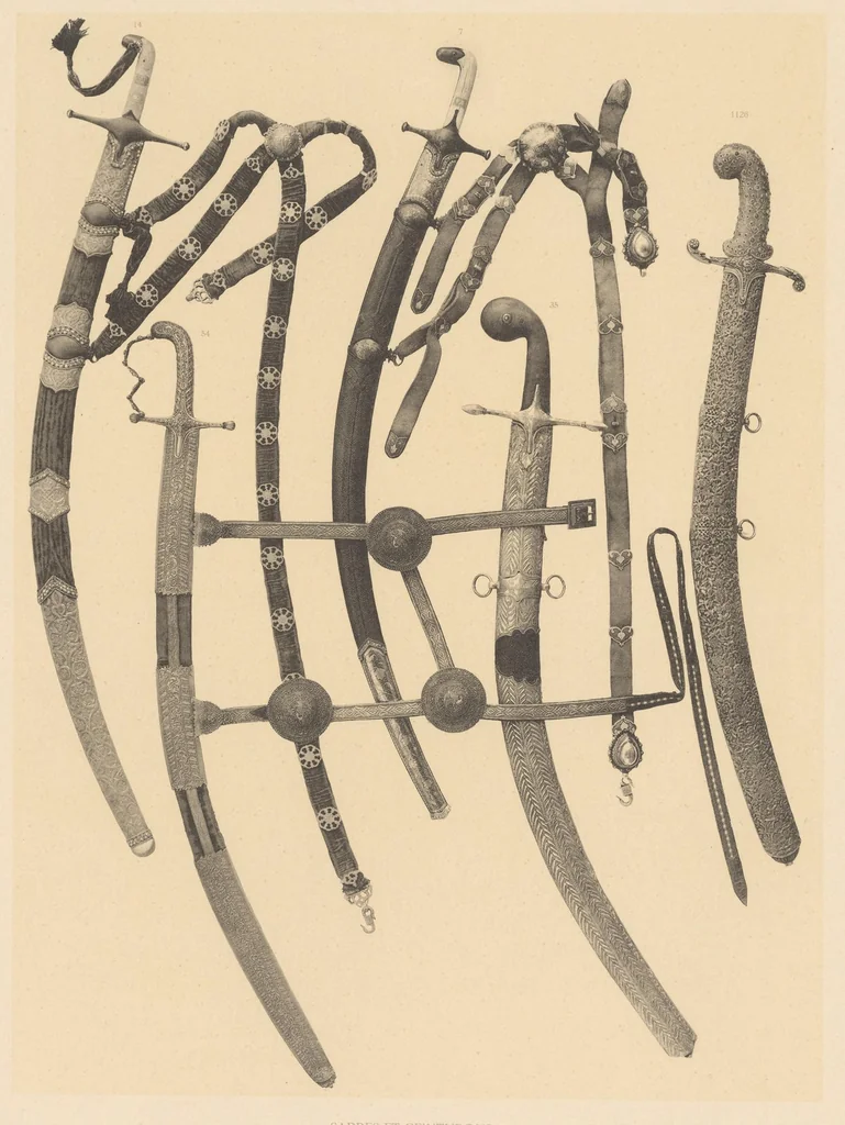 An illustration from Collection Henri Moser--Charlottenfels ... : oriental arms and armour .., 1912, leaf 16