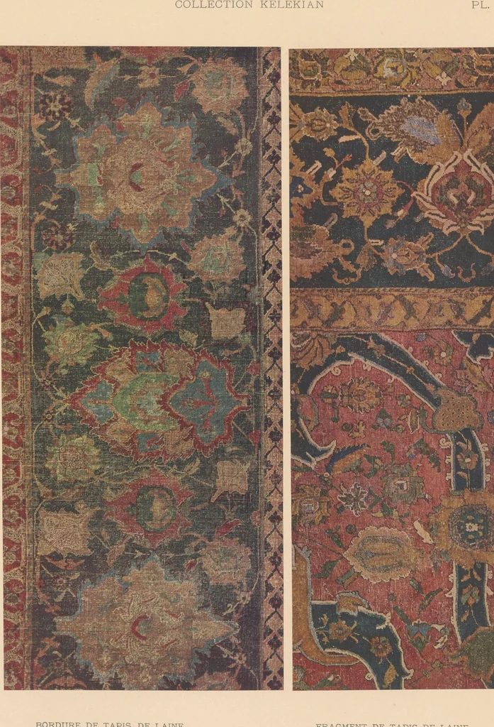 An illustration from La collection Kelekian. : Étoffes & tapis d'Orient & de Venise, 1900, leaf 26
