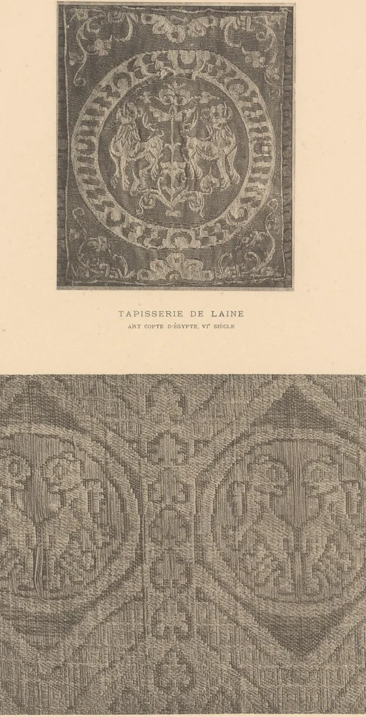 An illustration from La collection Kelekian. : Étoffes & tapis d'Orient & de Venise, 1900, leaf 37